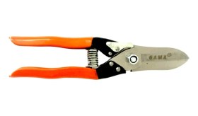 Resim Gama Steel Tenekeci Makası 240 Mm Yaylı Profesyonel Sac Kesme Makası 