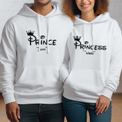 Resim İsme Özel Prince And Princess Sevgili Sweatshirt 