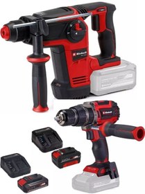 Resim Einhell TP-HD 18/26 Li Bl Akülü Pnömatik Matkap + TP-CD 18/70 Li-i Bl Matkap 2.5ah-4.0AH Akülü Kömürsüz Set 