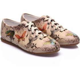 Resim Streetfly Renkli Kadın Oxford Ayakkabı MDOX2026 