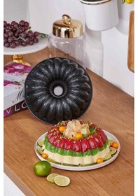 Resim Leony Granit Döküm Dilimli Kek Kalıbı 