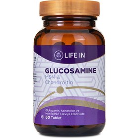 Resim Life In Glukozamin, Kondroitin ve Msm İçeren Takviye Edici Gıda 60 Tablet 