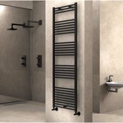 Resim Radiva Banyo Ve Mutfak Için Havlupan 600x1800 Düz Mat Siyah 