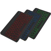 Resim Valkyrie Rgb 7 Renk Bluetooth Kablosuz Türkçe Klavye - Android Ios Windows Uyumlu - Şarjlı - 10 Inç - Multimedia - Ultra Ince Tasarım 