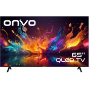 Resim Onvo 65OVF9250UQ 65" 165 Ekran Uydu Alıcılı 4K Ultra HD Google Smart QLED TV 