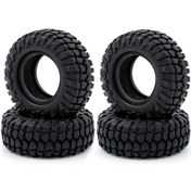 Resim Samdoo 1/24 Axial Scx24 90081 Axı00005 C10 Axı00006 Axı00002 Uyumlu 4 Adet Kauçuk Rc Araba Lastiği C Tipi - 54mm Çap X 18mm Genişlik 