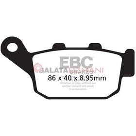 Resim Honda Cbr 250 2011-2013 Org Arka Fren Balatası Ebc Fa496 
