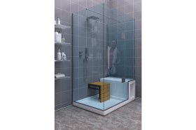 Resim Buçağ Dekor Katlanabilir Duş Taburesi Engeli Taburesi 