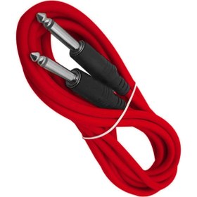 Resim Genel Markalar ANFİ UZATMA KABLOSU MONO 6.3MM 5MT KIRMIZI EATECH 