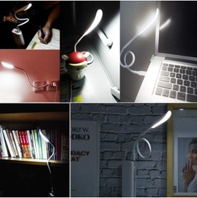 Resim nelerbulurum USB Girişli esnek 3 Seviye Dokunmatik Usb Led Masa Çalışma Kitap Okuma Lambası Pc Gece Lambası 