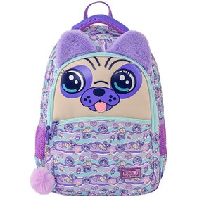 Resim Muggle Okul Çantası Dog Mor Mu-6962 