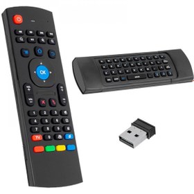 Resim AIRFLY AKILLI KUMANDA WIRELESS KLAVYELİ ANDROID TV/PC/TV BOX/TELEFON/PROJECTOR/HTPC/XBOX/IPOD/SMART TV 2.4G 