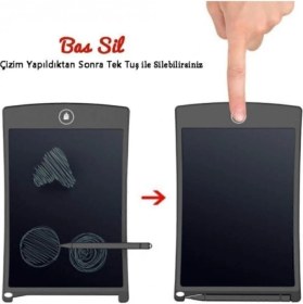 Resim 8.5 Inç LCD Yeşil Grafik Not Yazma ve Çizim Tableti 