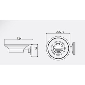 Resim Serel Banyo Bianca Katı Sabunluk 140102002 E.c.a 