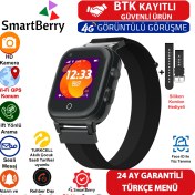 Resim Z40 Görüntülü Görüşme Yüz Tanıma Gps Wıfı Konum Akıllı Çocuk Takip Saati Sim Kartlı - Siyah 