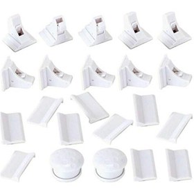 Resim Dianziye 10+2 Manyetik Çekmece Kilitleri - Çocuk Güvenliği İçin Otomatik Kilitleme, Delme Yok Kurulum, Dolap Ve Çekmece Koruyucu Çok Renkli 