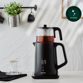 Resim Homend Royaltea Cooltouch 1795H Dokunmatik Çift Duvarlı Paslanmaz Çelik Konuşan Çay Makinesi 