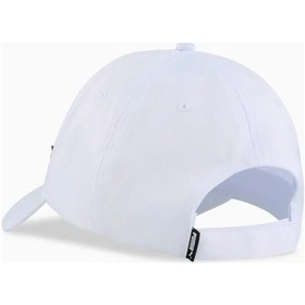 Resim Puma Essentials Metal Cat Baseball Cap Unisex Şapka 02599407 Beyaz 