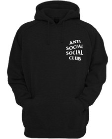 Resim Trendiz Anti Social Club Hoodie Siyah 111203 