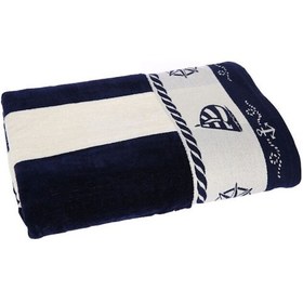 Resim Pusula Banyo Havlu Lacivert 100 150 Lila 