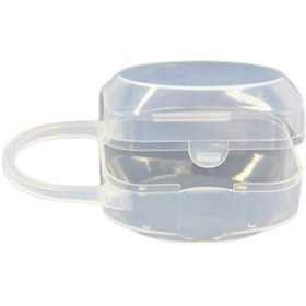 Resim Bebek Emzik Kutusu Saklama Kutusu Taşınabilir Besleme Hemşirelik Beşiği Tutucular Açık-şeffaf 