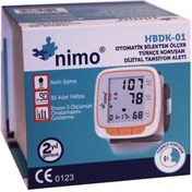 Resim Nimo Otomatik Türkçe Konuşan Bilekten Ölçer Dijital Tansiyon Aleti HBDK-01 