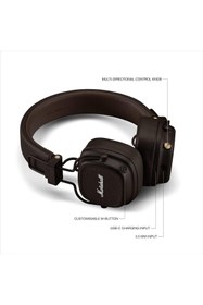Resim Marshall Major V Bluetooth, OE, Brown 