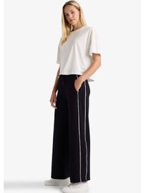 Resim Defacto Straight Fit Cepli Düz Paça Eşofman Altı D6668ax25aubk81 Siyah 