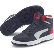 Resim PUMA Rebound Layup SL Jr 370486-11 ERKEK Lacivert-Lila-H R Red Günlük Sneaker Ayakkabı 