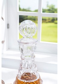 Resim Glamis Cam Fleur De Lis Model Karaf 2 Bardaklı Set 