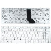 Resim Acer Uyumlu Aspire E15 E5-573G-56E5 Beyaz Laptop Klavye Tuş Takımı 