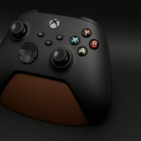 Resim Minimalistik Xbox One Kontrolcü Gamepad Standı (Kahverengi) 