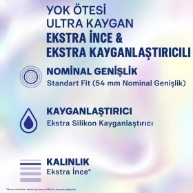 Resim Durex YOK ÖTESİ Ekstra His Prezervatif 40'lı Ekonomik Paket Maksimum Hassasiyet İçin 