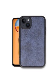 Resim artlab Art İphone 15 Kılıf Aras Deri Kapak - Lacivert Lab 