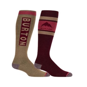 Resim Burton Weekend Midweight 2 Pack Erkek Kırmızı Kayak Çorabı 