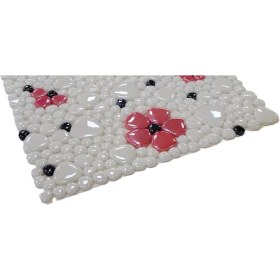 Resim MozaiKristaL Mutfak Tezgah Arası ve Yaşam Alanlarının Tüm Yüzeyleri Için Çiçek Desenli Cam Mozaik. File Ölçüsü: 31.5X31.5 Cm. ( 1 Koli = 10 Karo File = 1m2 Fiyatıdır ) 