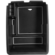 Resim Moveevo Kia Sorento Abs Merkezi Konsol Organizatörü Siyah Depolama Kutusu 28x21x7cm 394g 