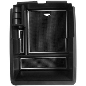 Resim Moveevo Kia Sorento Abs Merkezi Konsol Organizatörü Siyah Depolama Kutusu 28x21x7cm 394g 