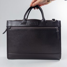 Resim Flotter Deri Briefcase Evrak Çantası - Kahve 
