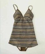 Resim Tanrıça Retro Basit Derin V Mayo Tek Parça Mayo Kadın Çok Renkli 