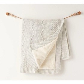 Resim Andy Wawa Battaniye Triko 85x100 CM Gri Melanj-12573 Gri 