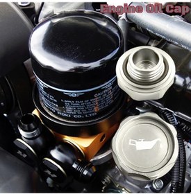 Resim Hightower Honda Serisi Universal Alüminyum Alaşım Motor Yağ Kapağı Modifiye Yükseltme Aksesuar 
