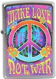 Resim Zippo Çakmak Make Love Not War 