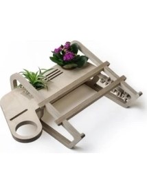 Resim Tufetto Wocoo Ahşap Notebook Standı 