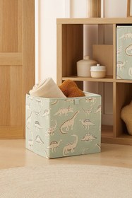 Resim Ocean Home Textile Dinozor Çocuk Odası Oyuncak Düzenleyici Saklama Kutusu 33x30x33 