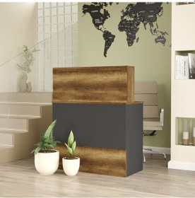 Resim Robin Home Verona Ofis Karşılama Bankosu Barok-antrasit 