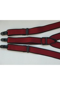 Resim Bordo Pantolon Askısı 3 Cm Genişliğinde Bordo 