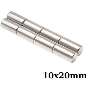 Resim 10x20mm Neodyum Güçlü Mıknatıs - Neodim Magnet 
