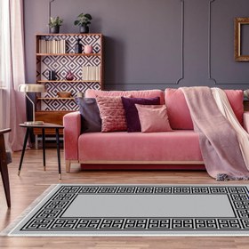 Resim Kaymaz Taban Djt Salon Halısı Trend Saçaklı Modern 608M 