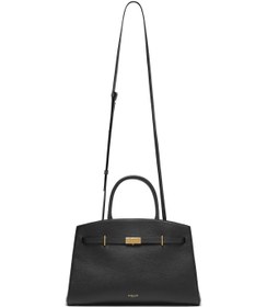 Resim DEMELLIER The Midi Hudson Siyah Kadın Deri Çanta 